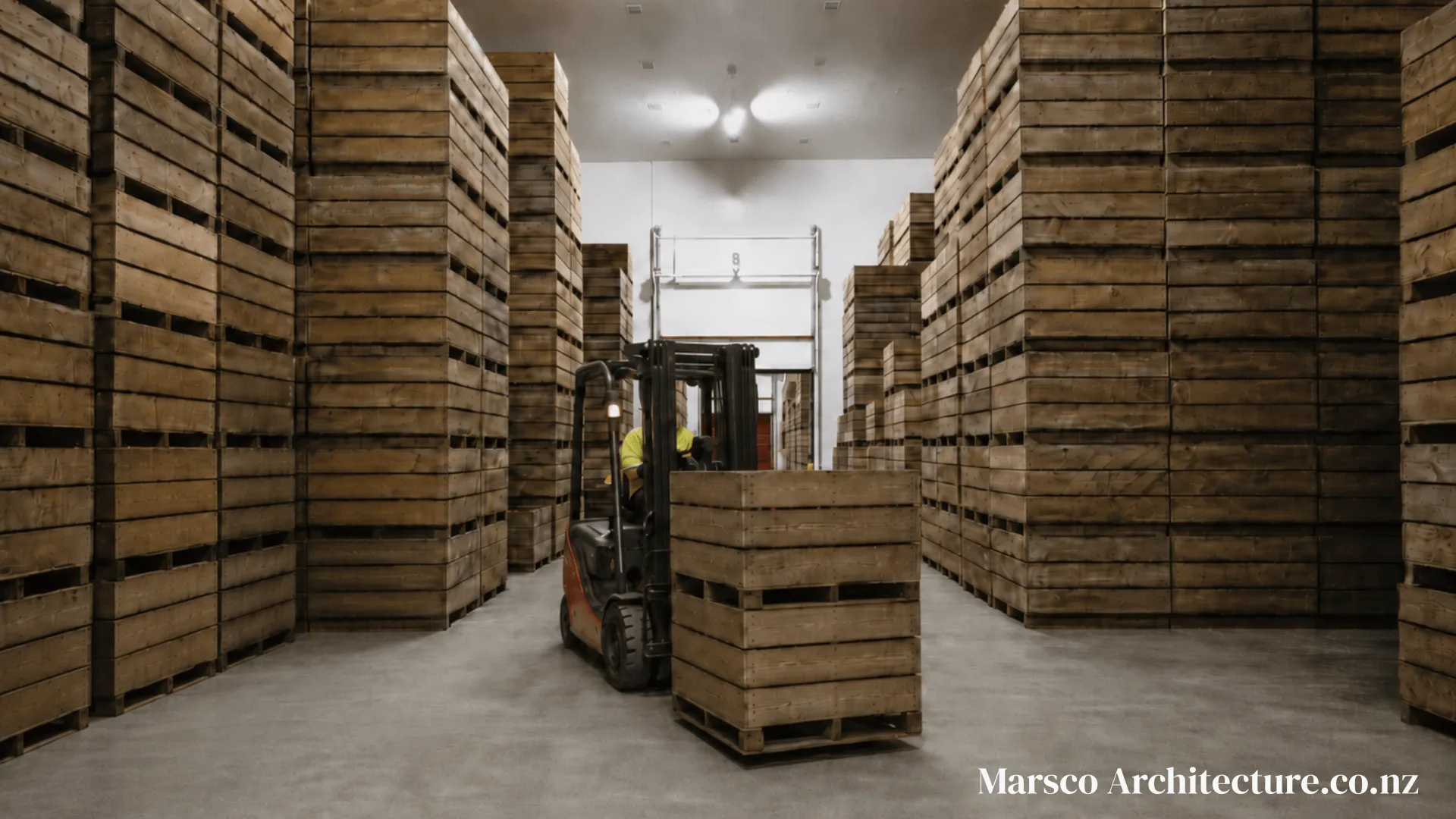 Industrial cool store cool room interior Hastings Hawke's Bay, Marsco Architecture