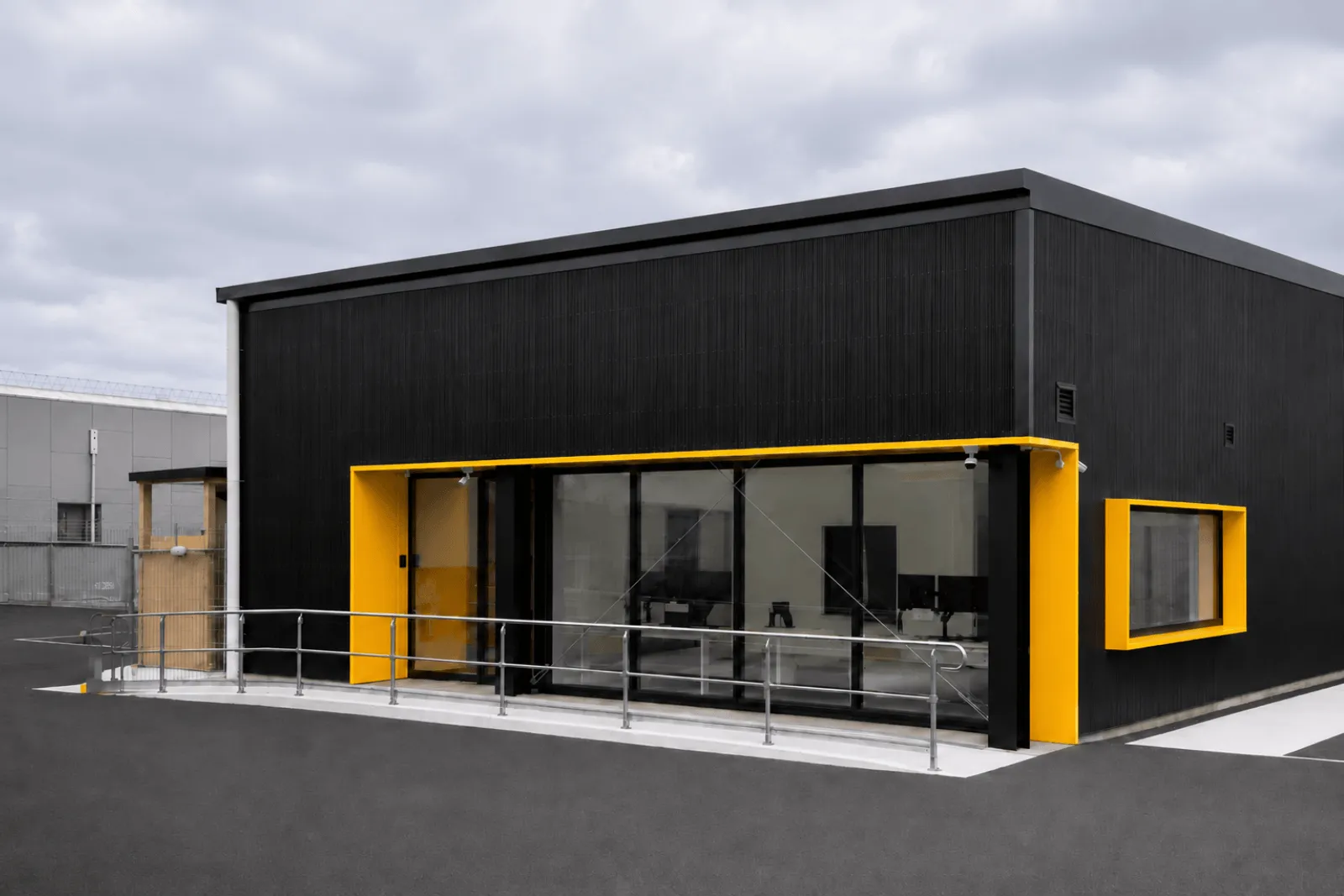 Industrial insulated panel quarantine facility head house Mount Albert Auckland, Marsco Architecture