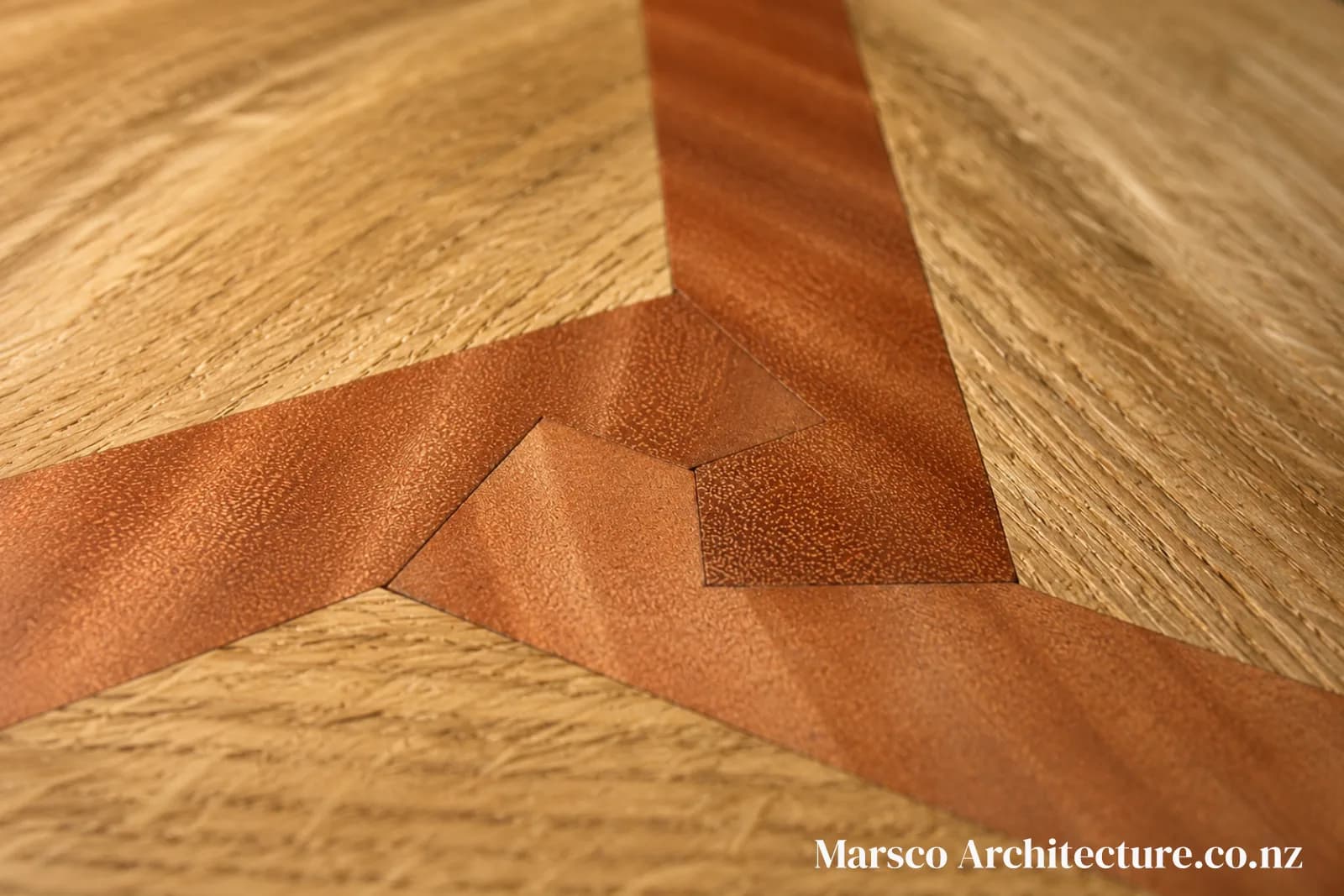 Handcrafted timber stool design seat detail New Zealand, Marsco Architecture